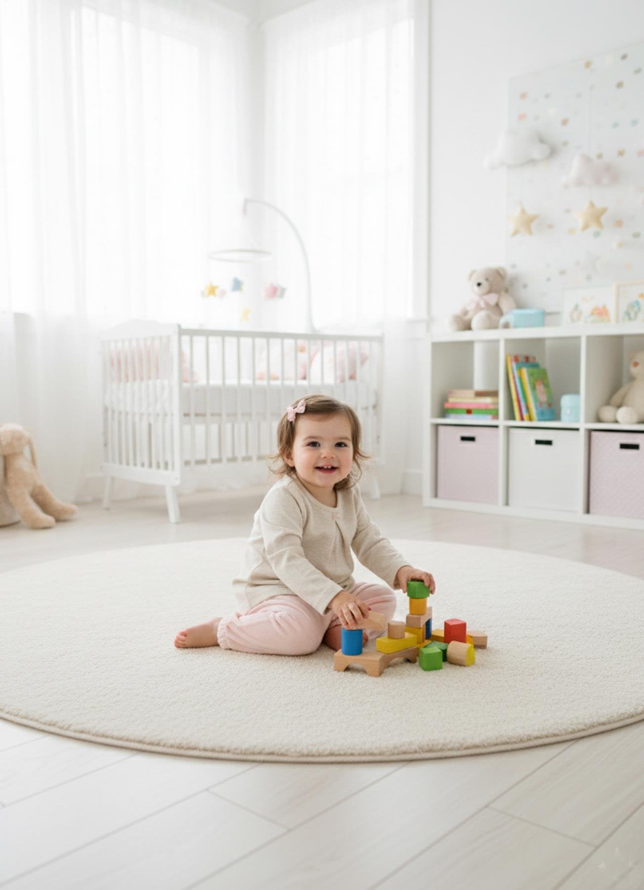 Organisk Ashy 2-delt sett rosa (S60463-ROSA)