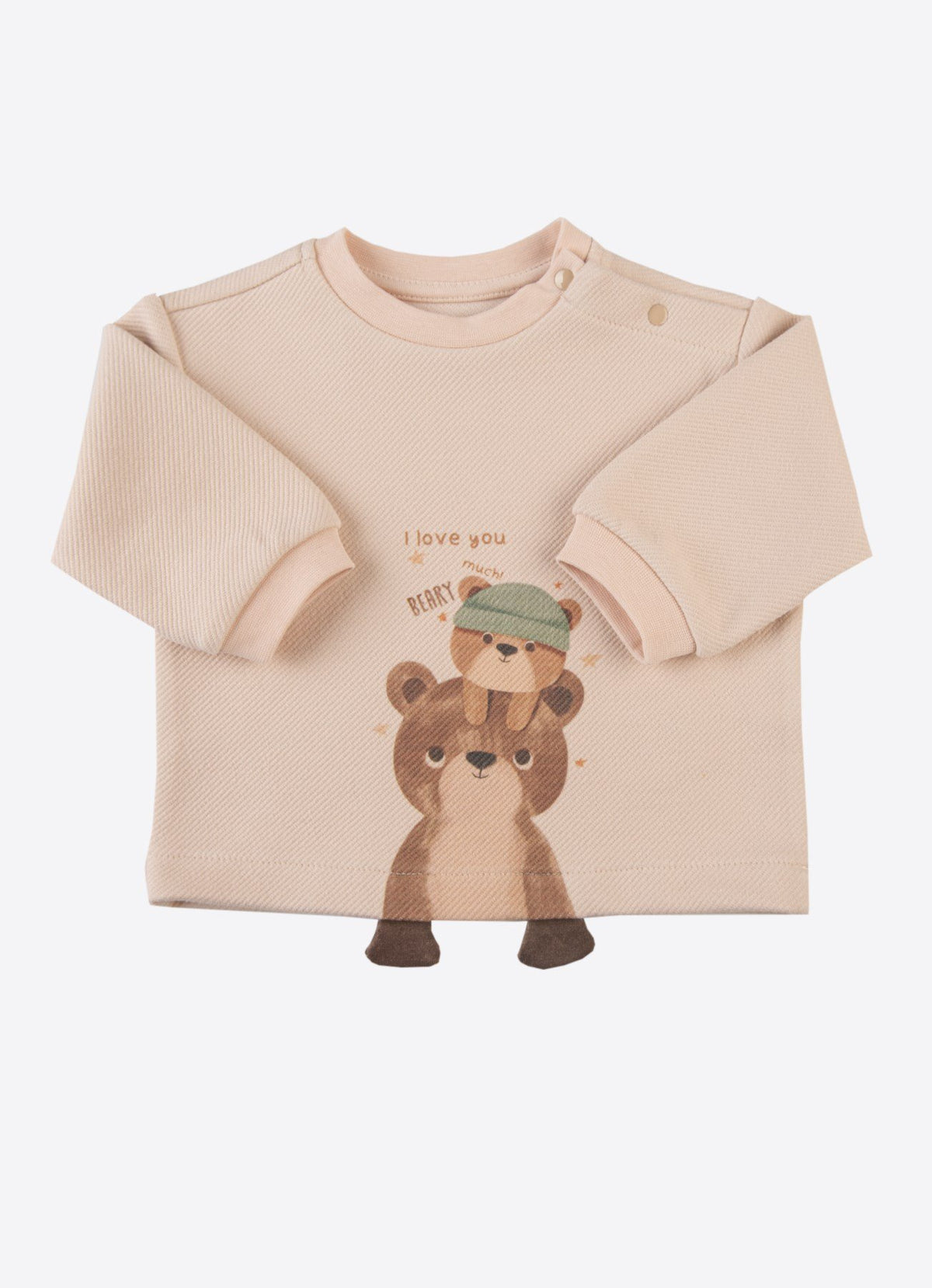 Organisk Beary Much 2-delt sett grønt