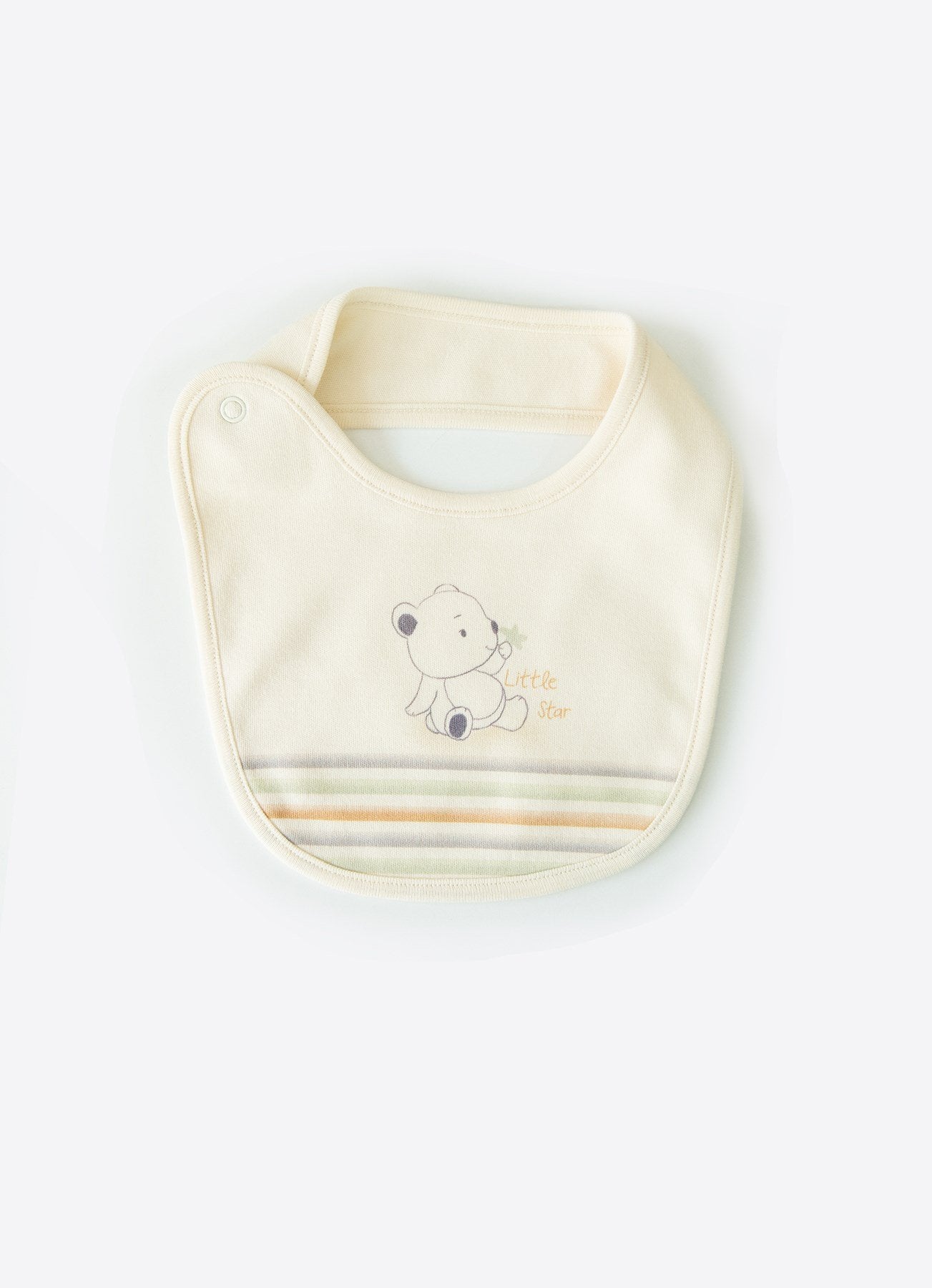 Økologisk Big Bear 5-delt babybodysett naturgrønn