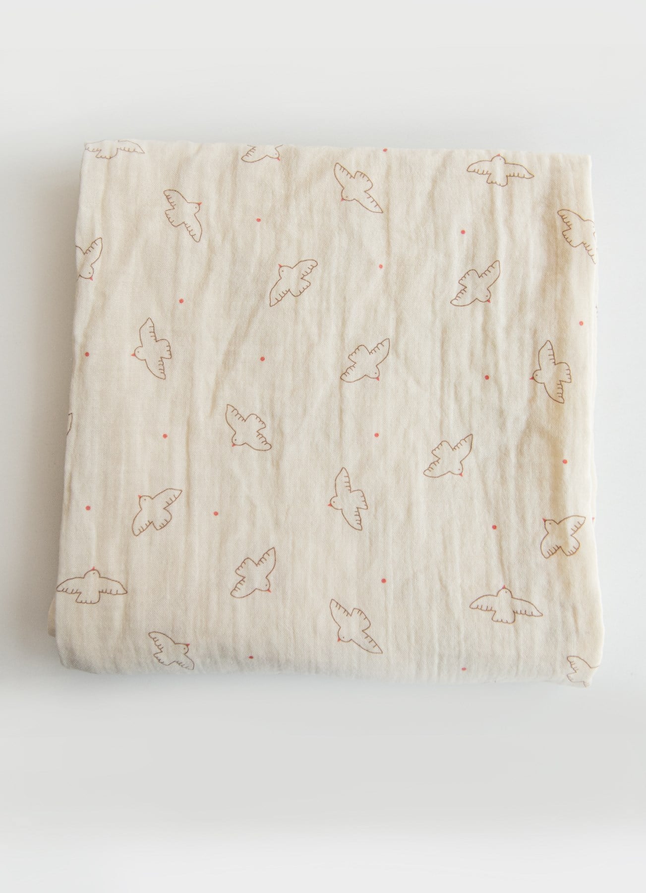 Birdy økologisk muslin-teppe, naturlig S60767