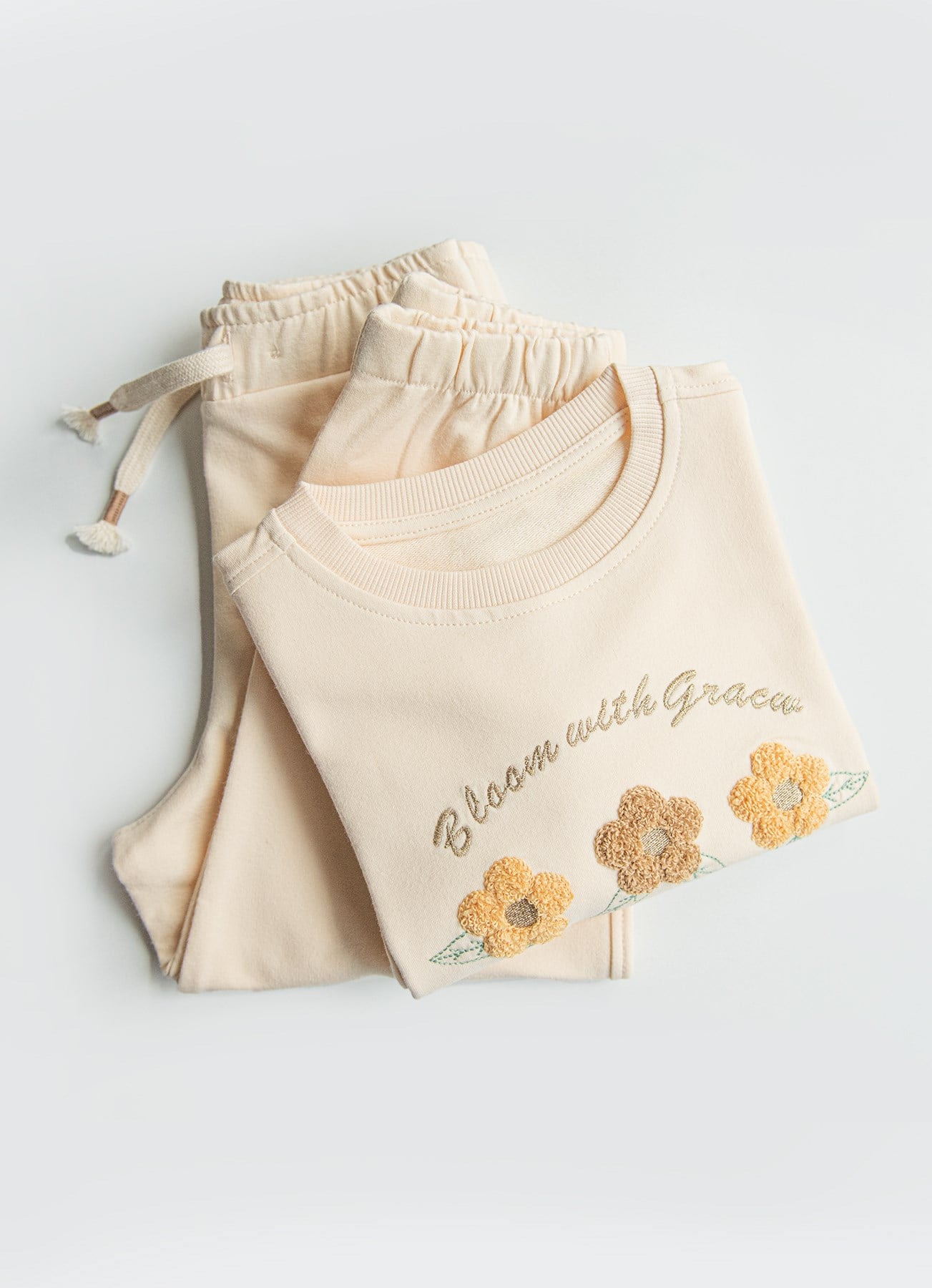 Organisk Bloom 2-delers sett S60620-NATURLIG