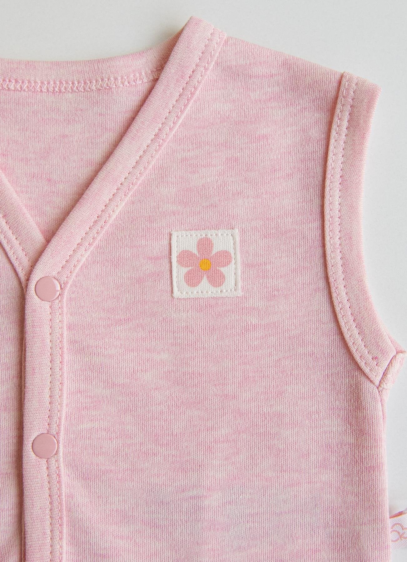 Organiske Daisy Days-sett med 4 rosa (S60571-ROSA)