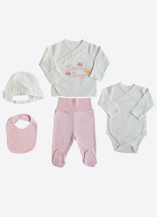 Organic Daisy Days 5-delers (S60558-ROSA)