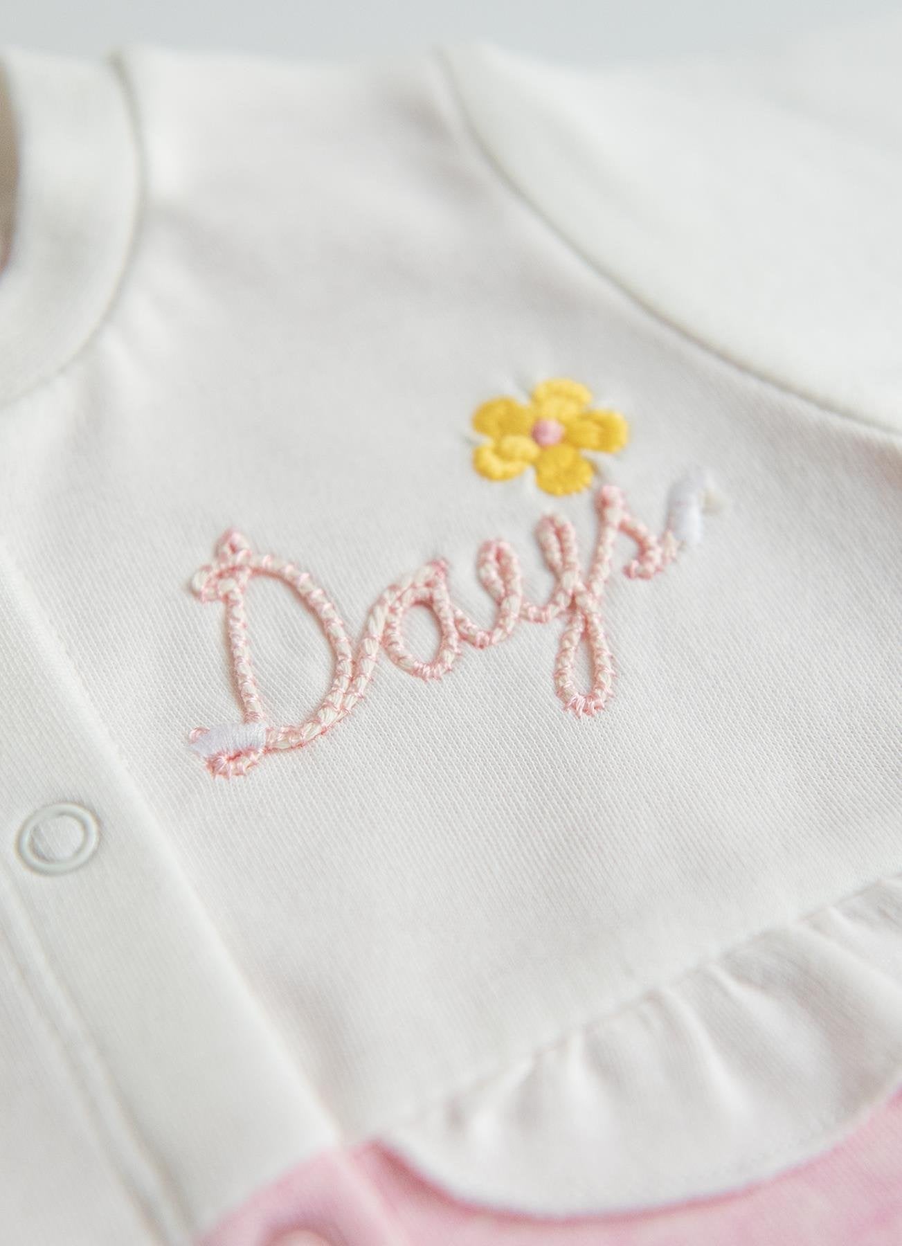 Organic Daisy Days Boots Jumpsuit Rosa S60557-ROSA
