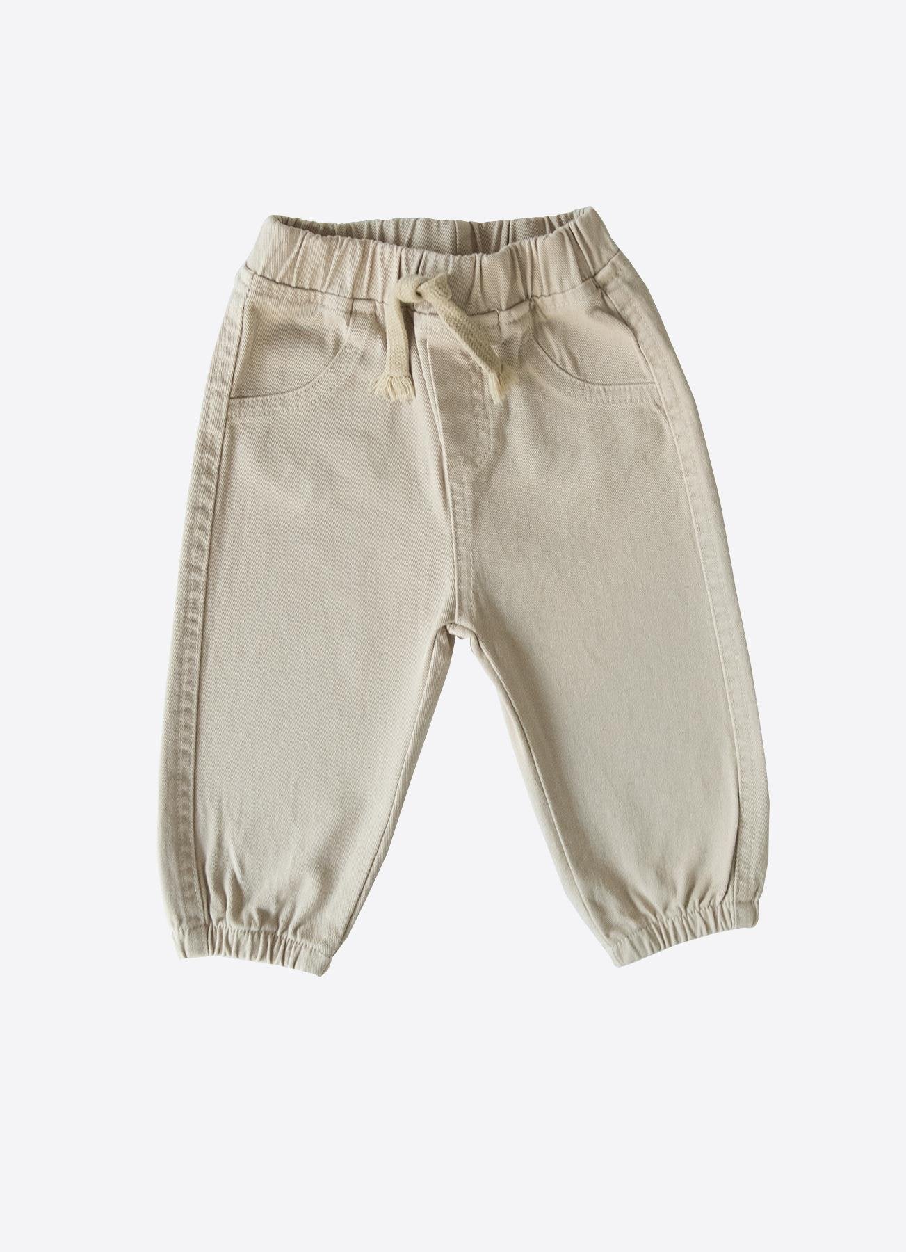 Økologisk Gabardine Babybukser
