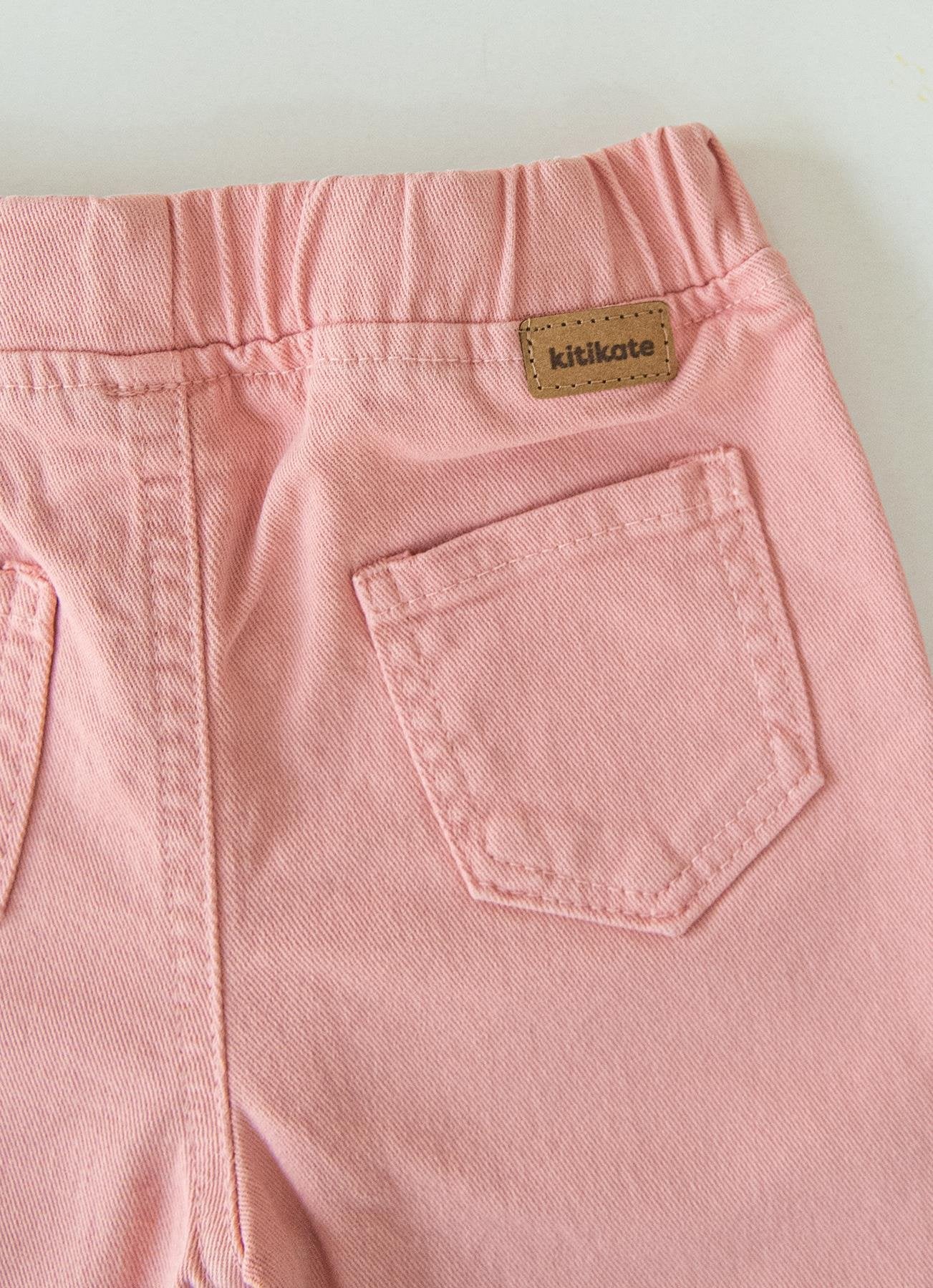 Økologisk Gabardine Babybukser