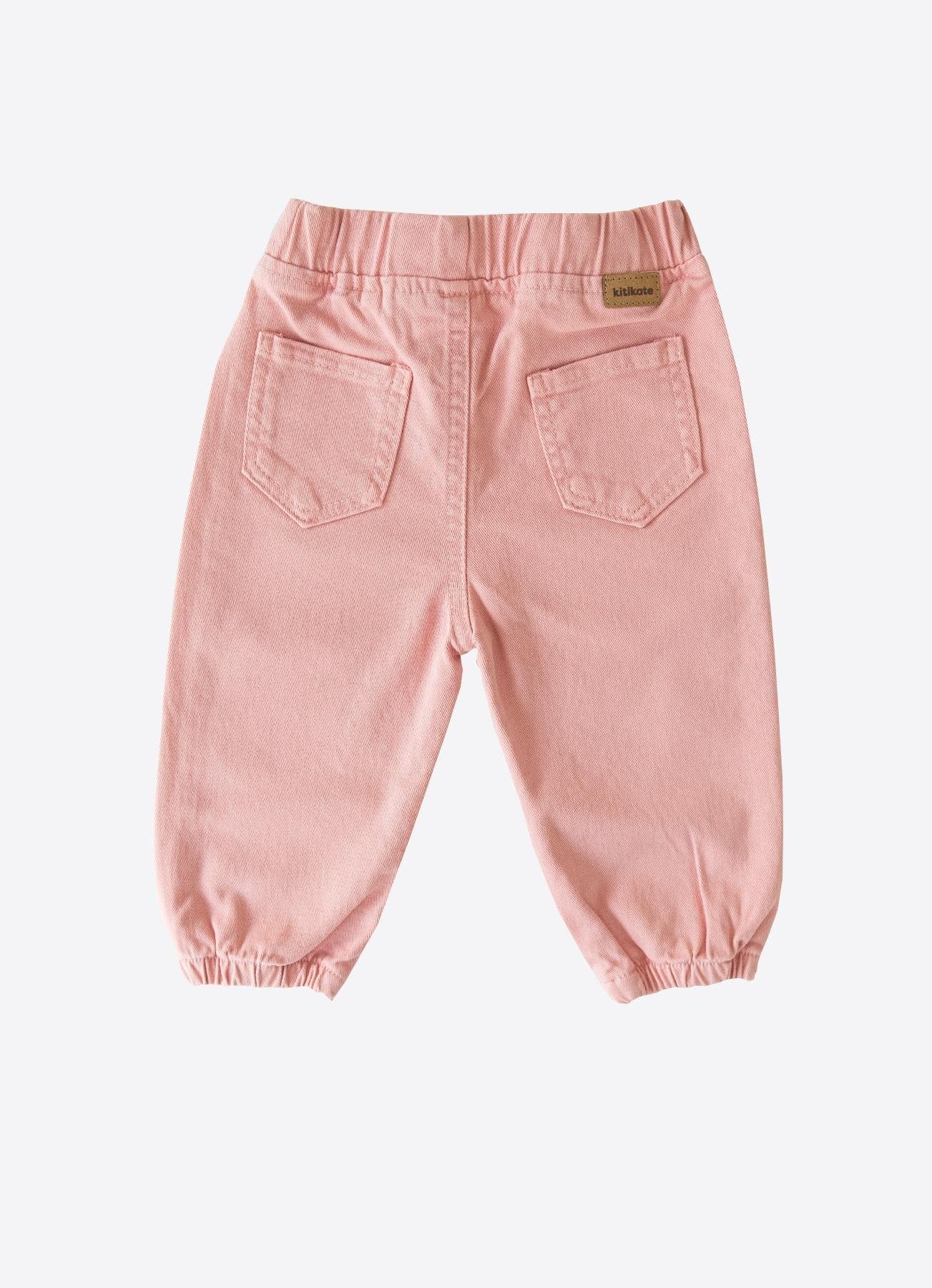 Økologisk Gabardine Babybukser