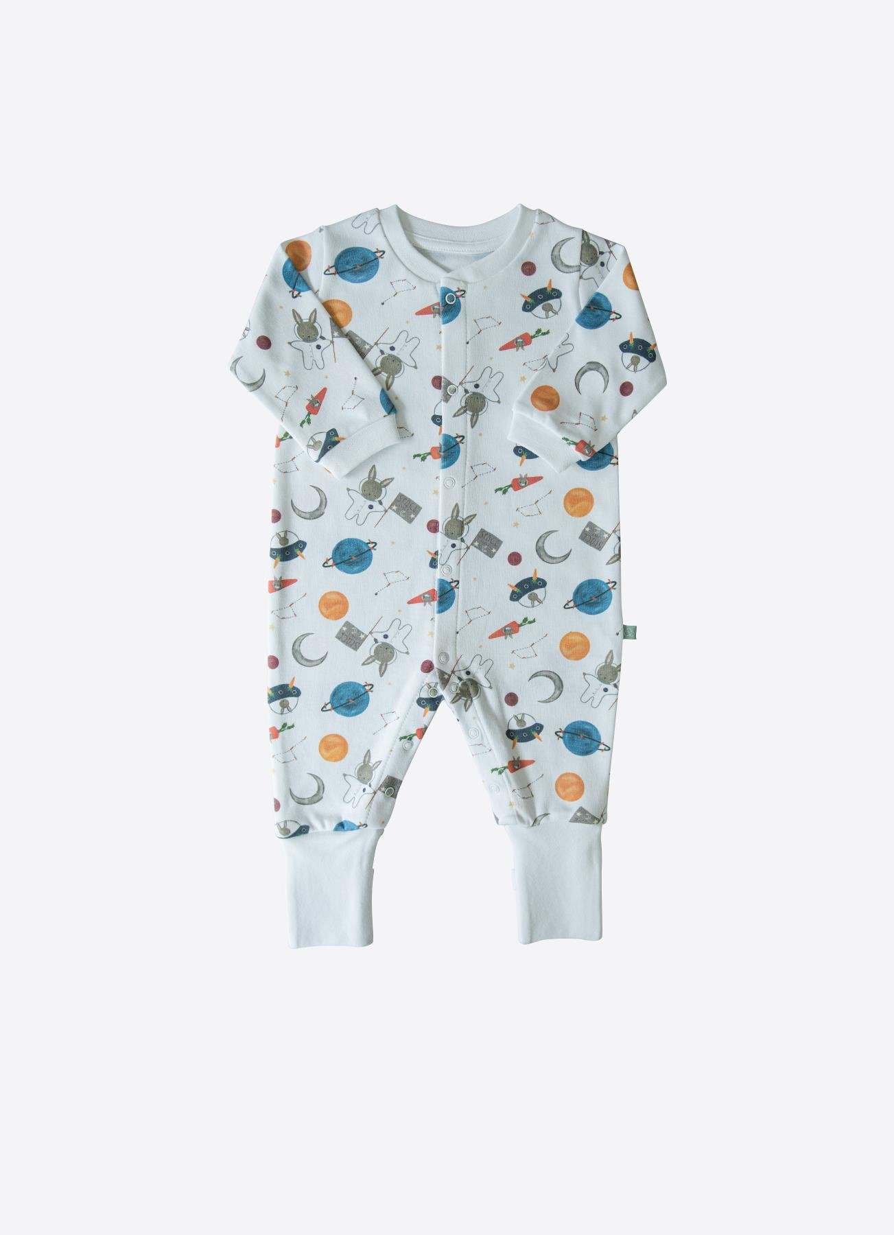 Organisk Galaxy Jumpsuit Hvit