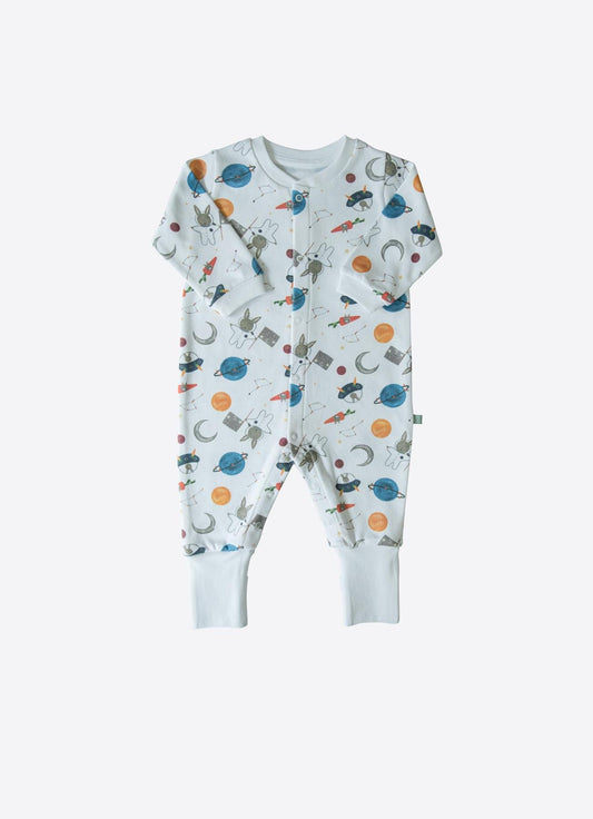 Organisk Galaxy Jumpsuit Hvit