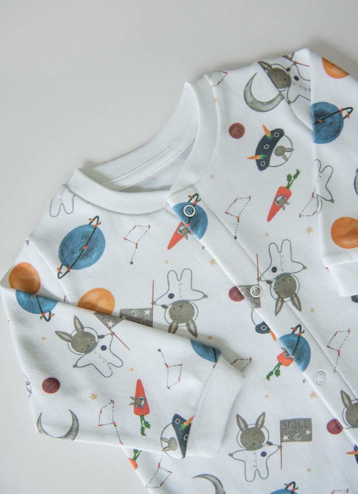 Organisk Galaxy Jumpsuit Hvit