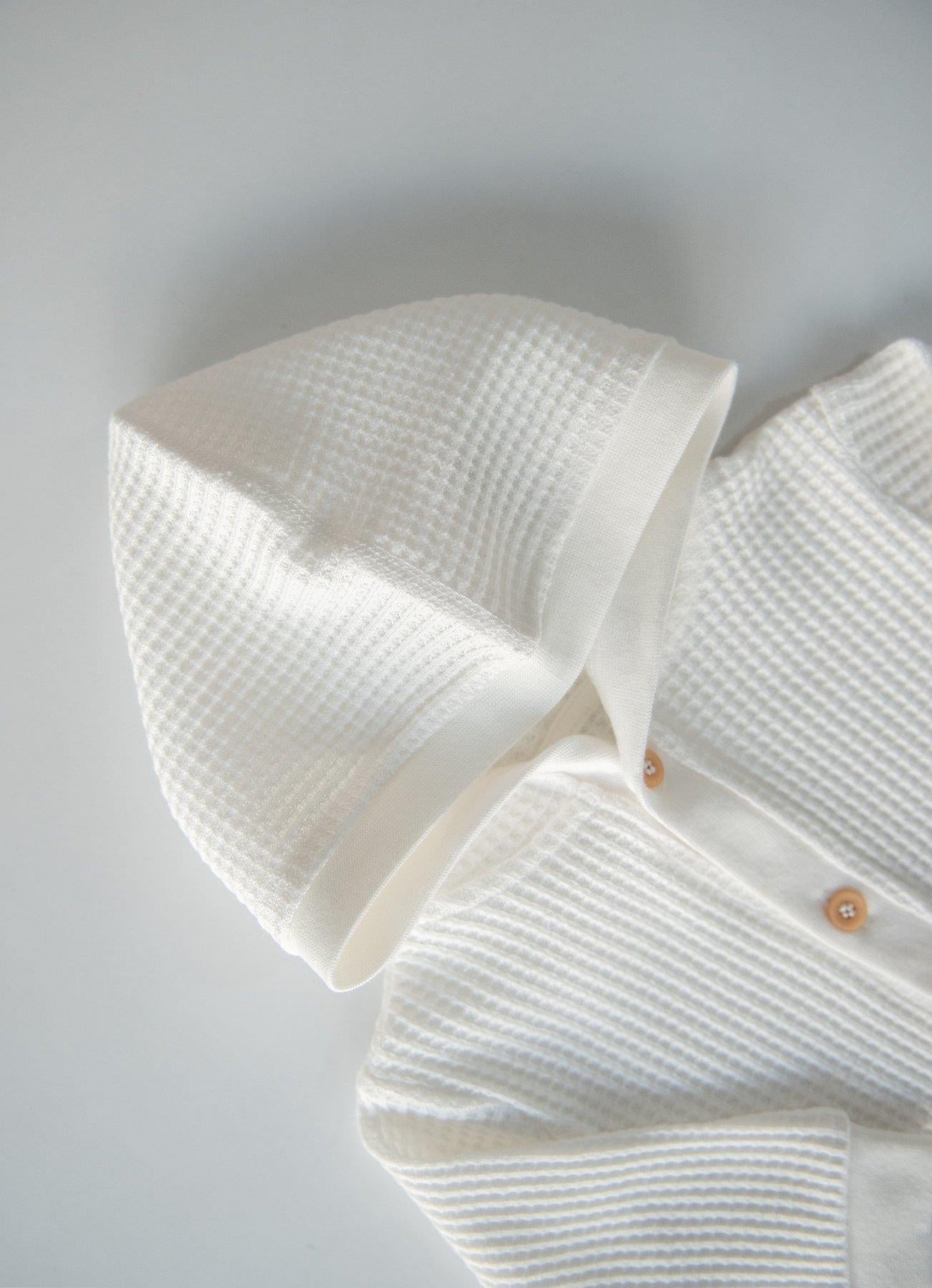 Organisk Seersucker Cardigan