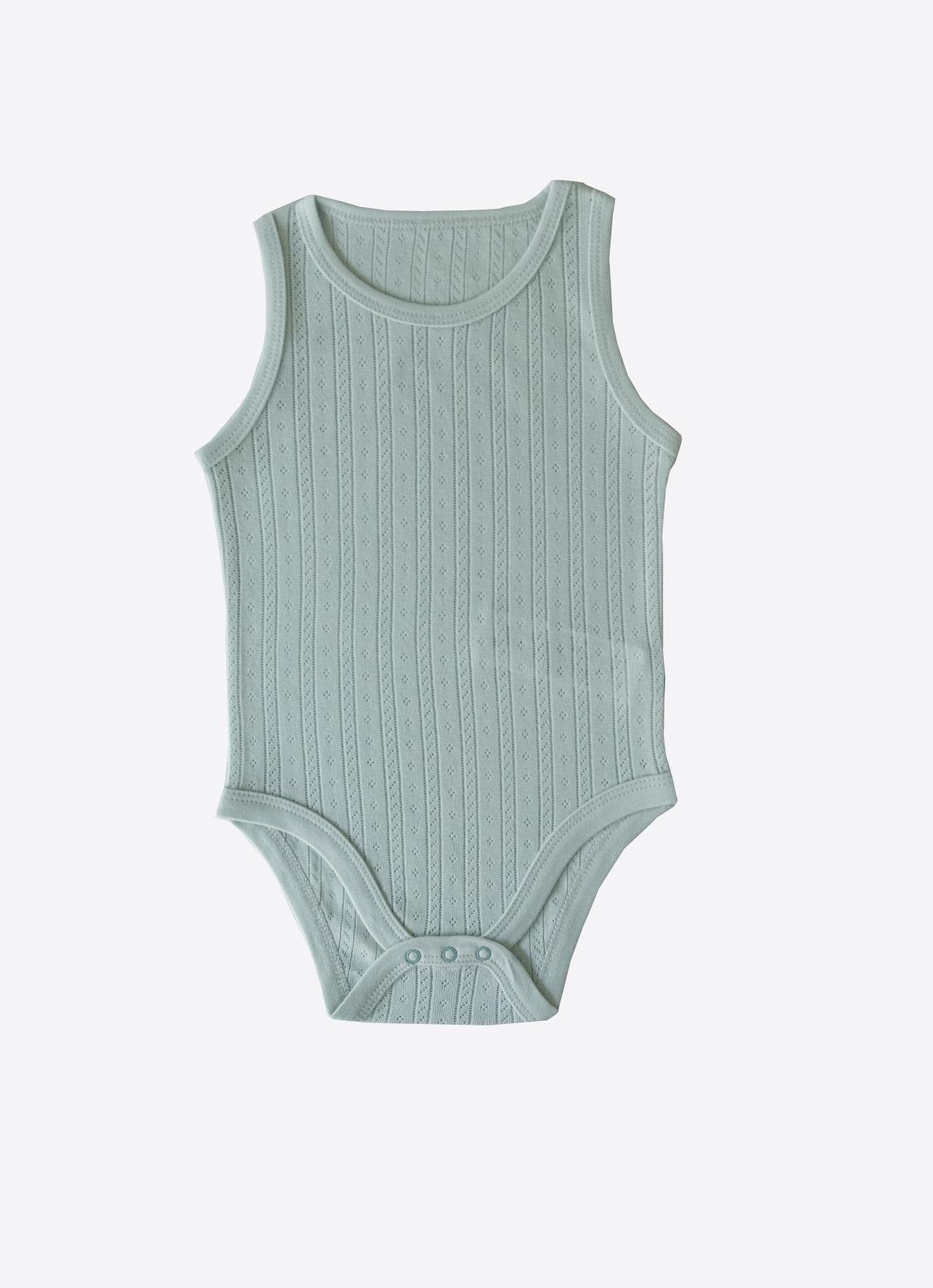 Økologisk Jeremy body for Baby Gutt-Blå