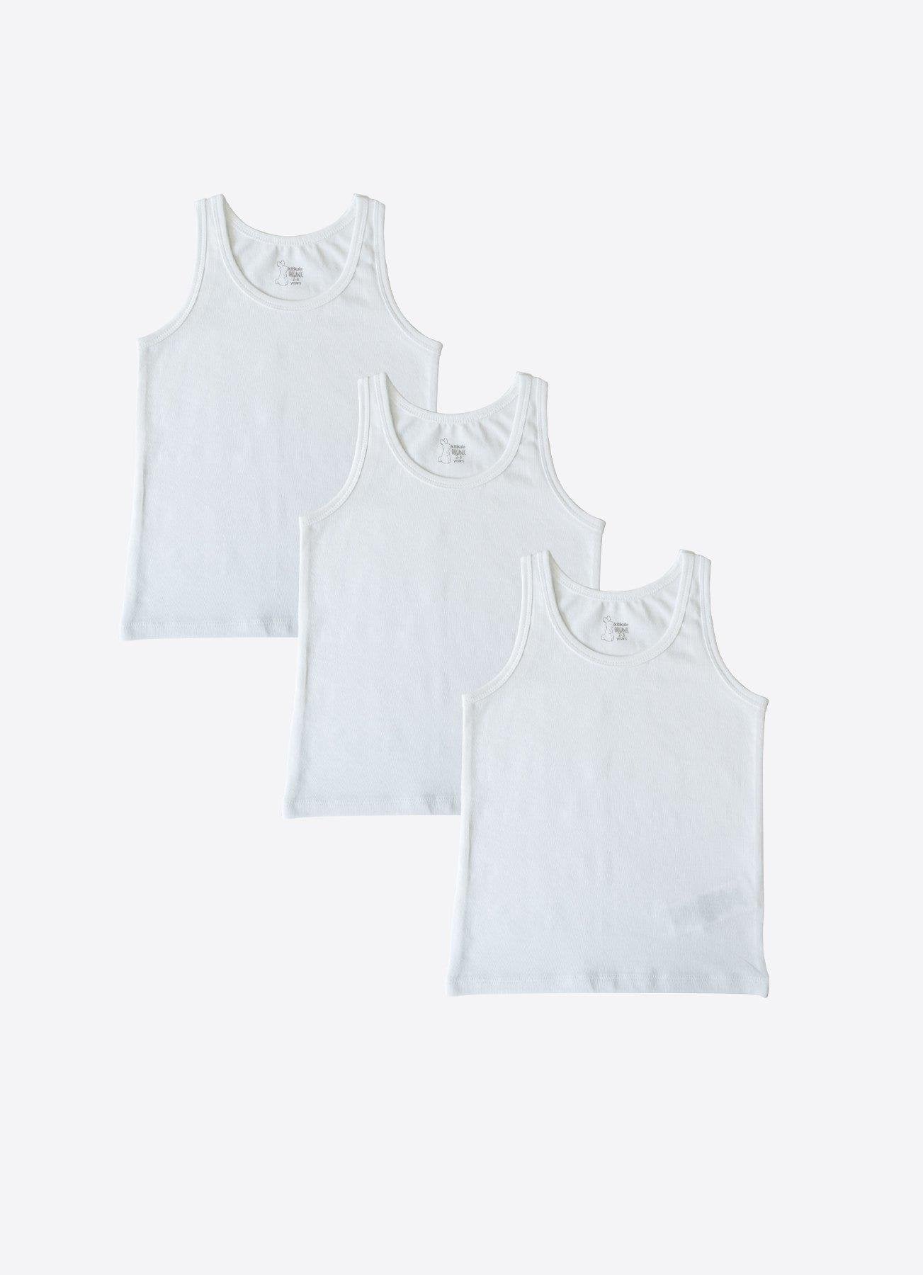 Organisk klassisk 3-pack underskjorte
