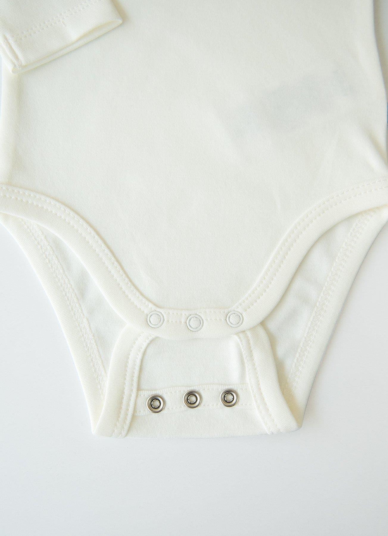 Organic New Basic Extending Long Sleeve Bodysuit - EKRU
