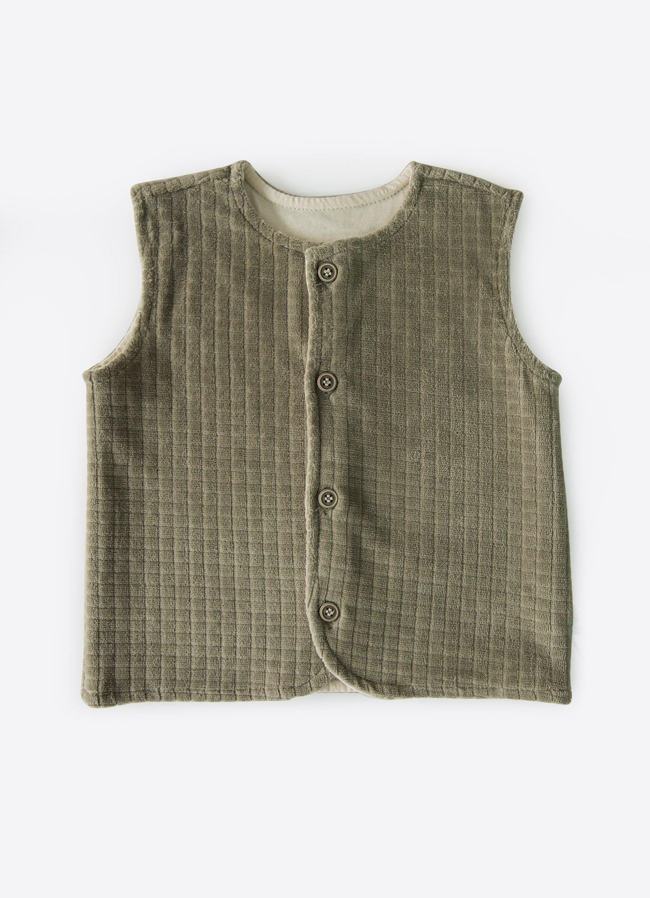 Økologisk Noty Velvet Vest - GRØNN