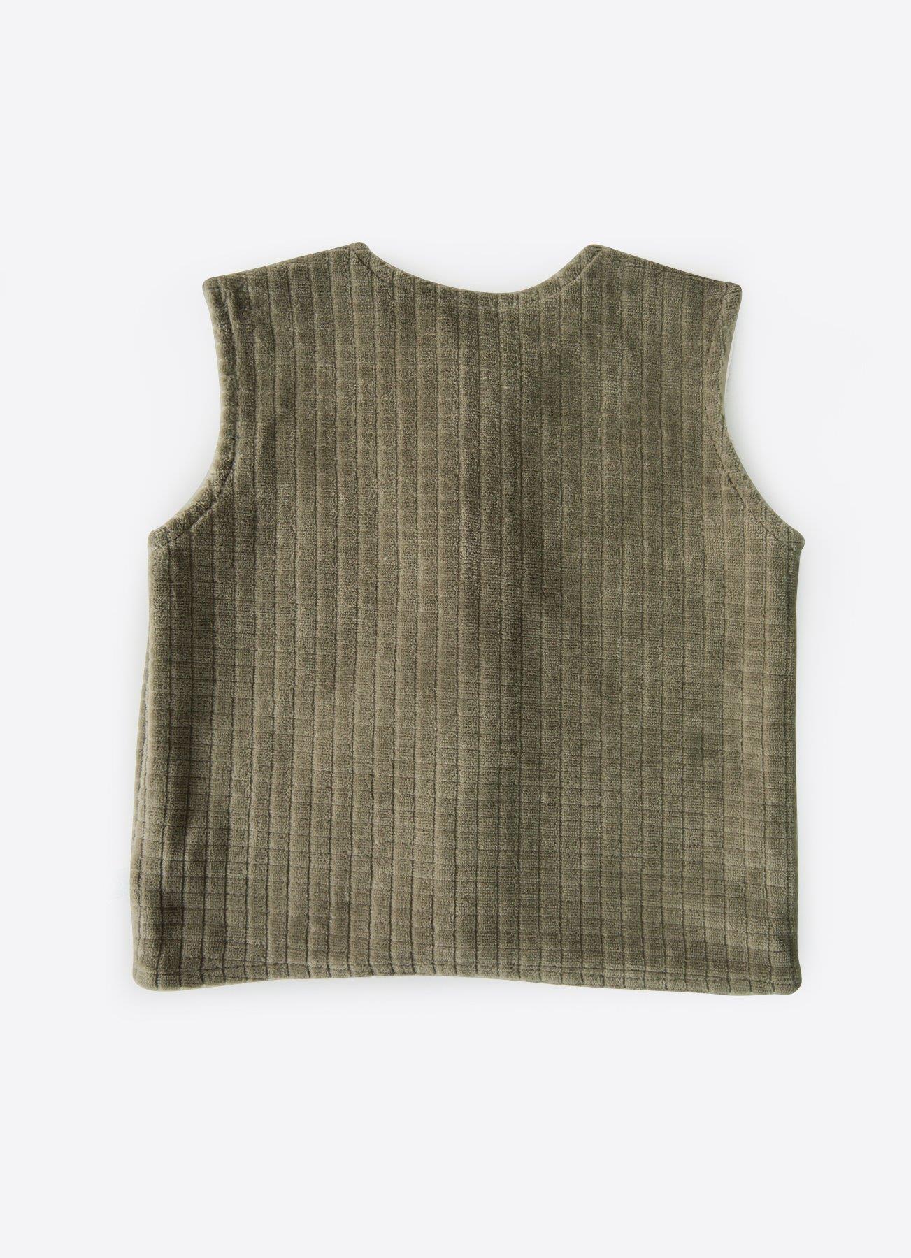 Økologisk Noty Velvet Vest - GRØNN
