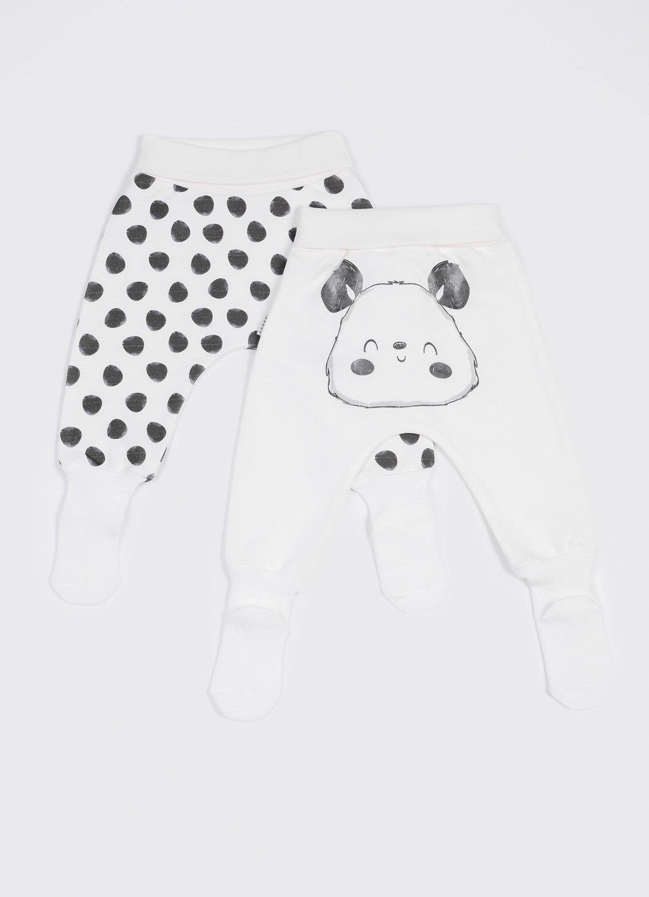 Økologiske Panda 2-pak sokker