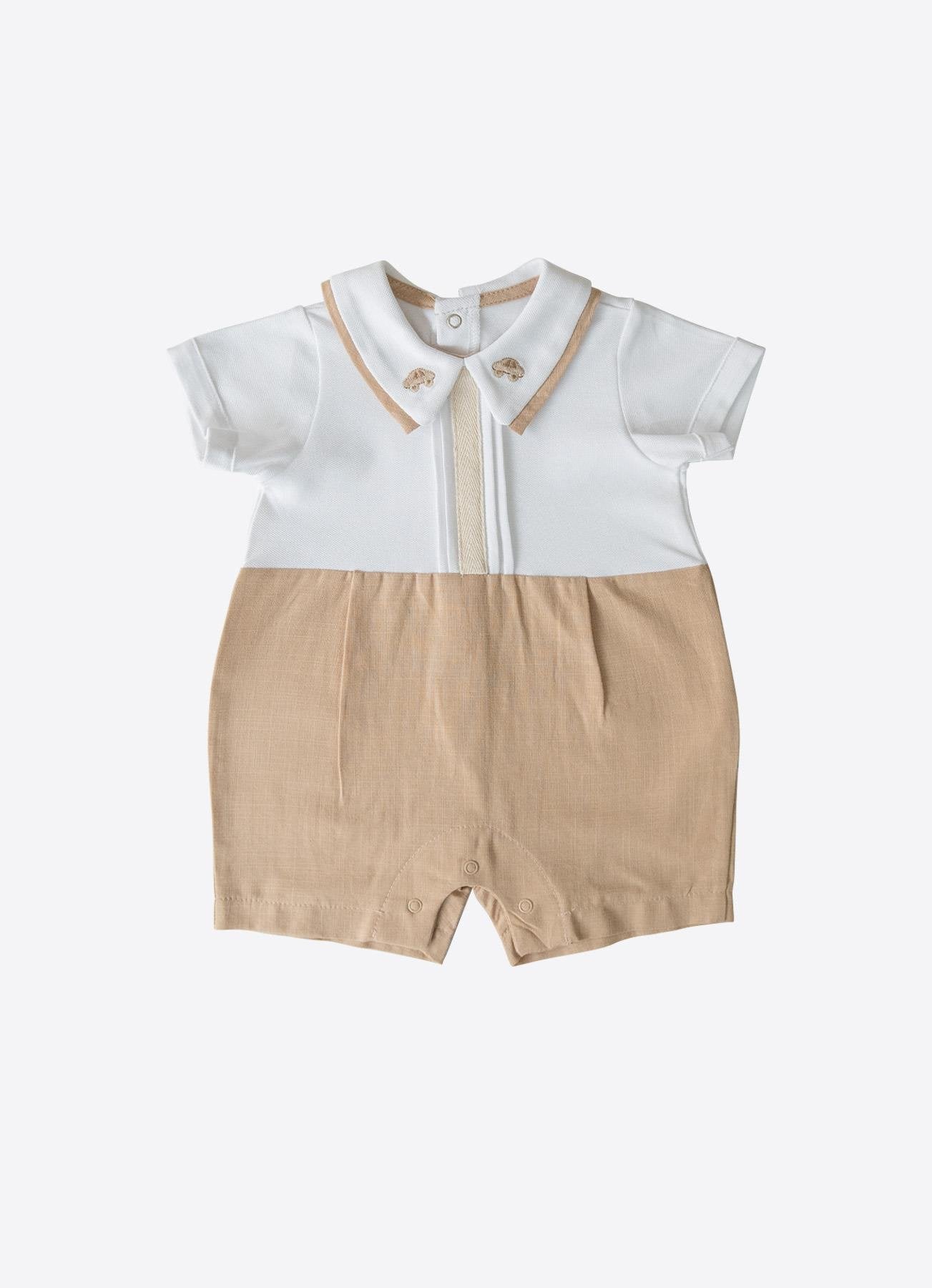 Økologiske Tote Shorts Overalls Hvite