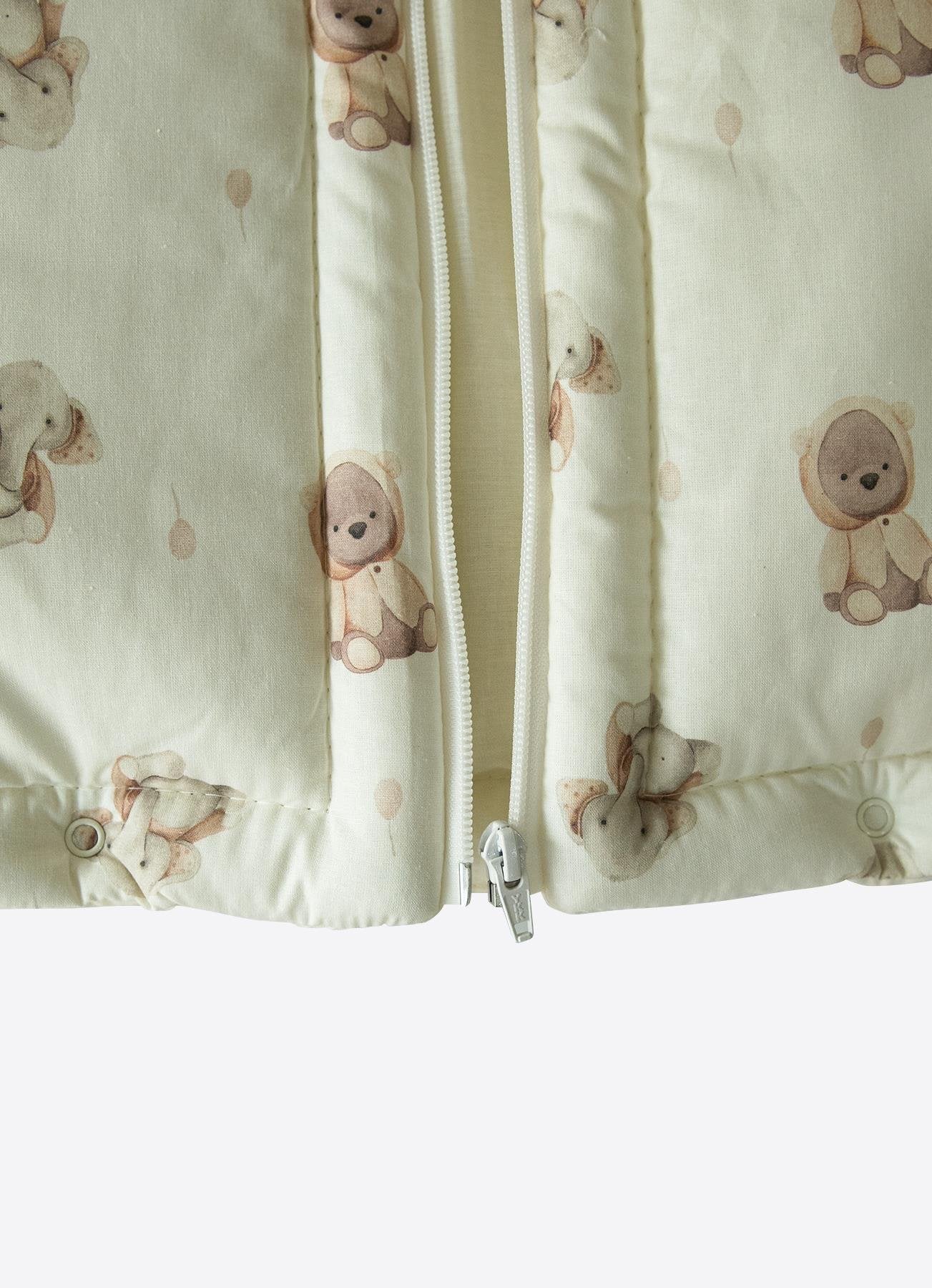 My Bestie Zippered Blanket-88*83 CM - NATURLIG