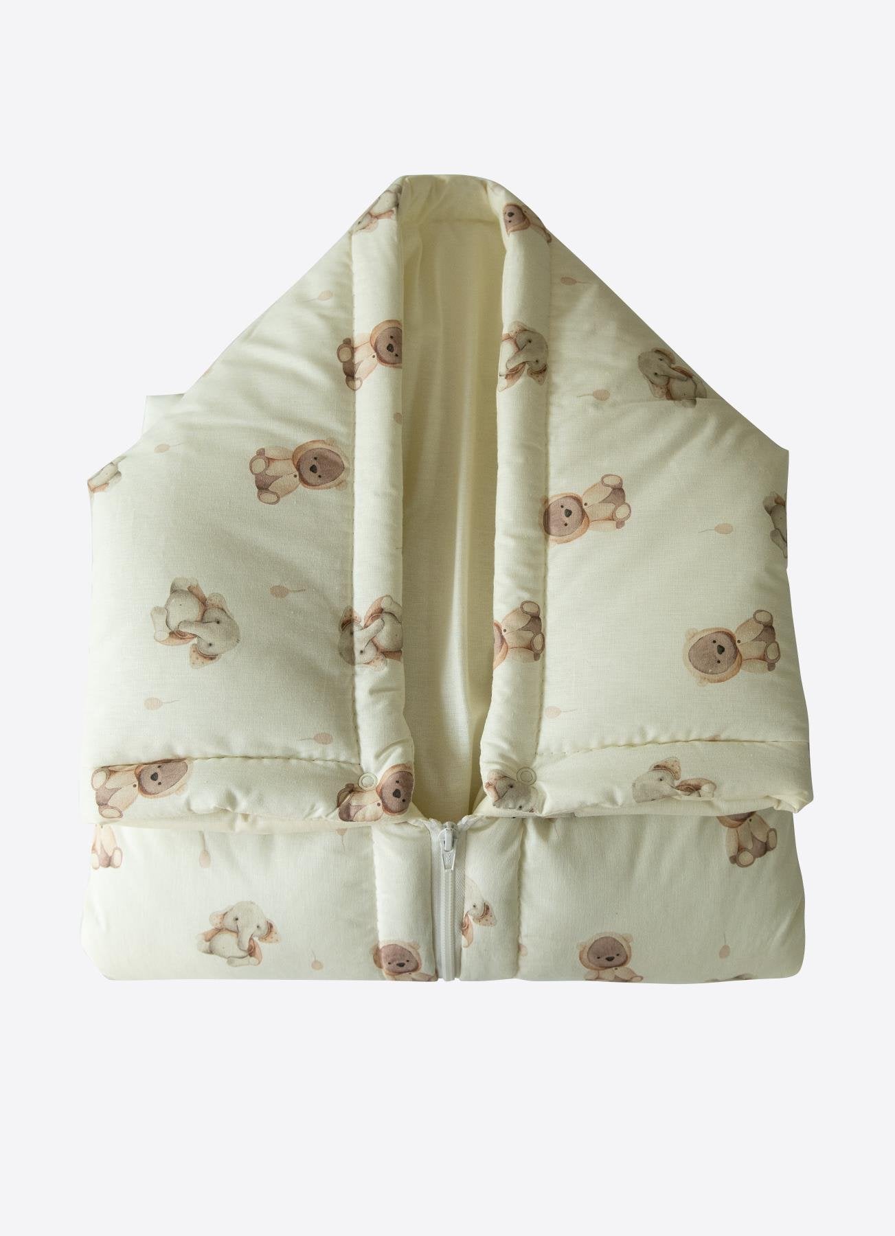 My Bestie Zippered Blanket-88*83 CM - NATURLIG