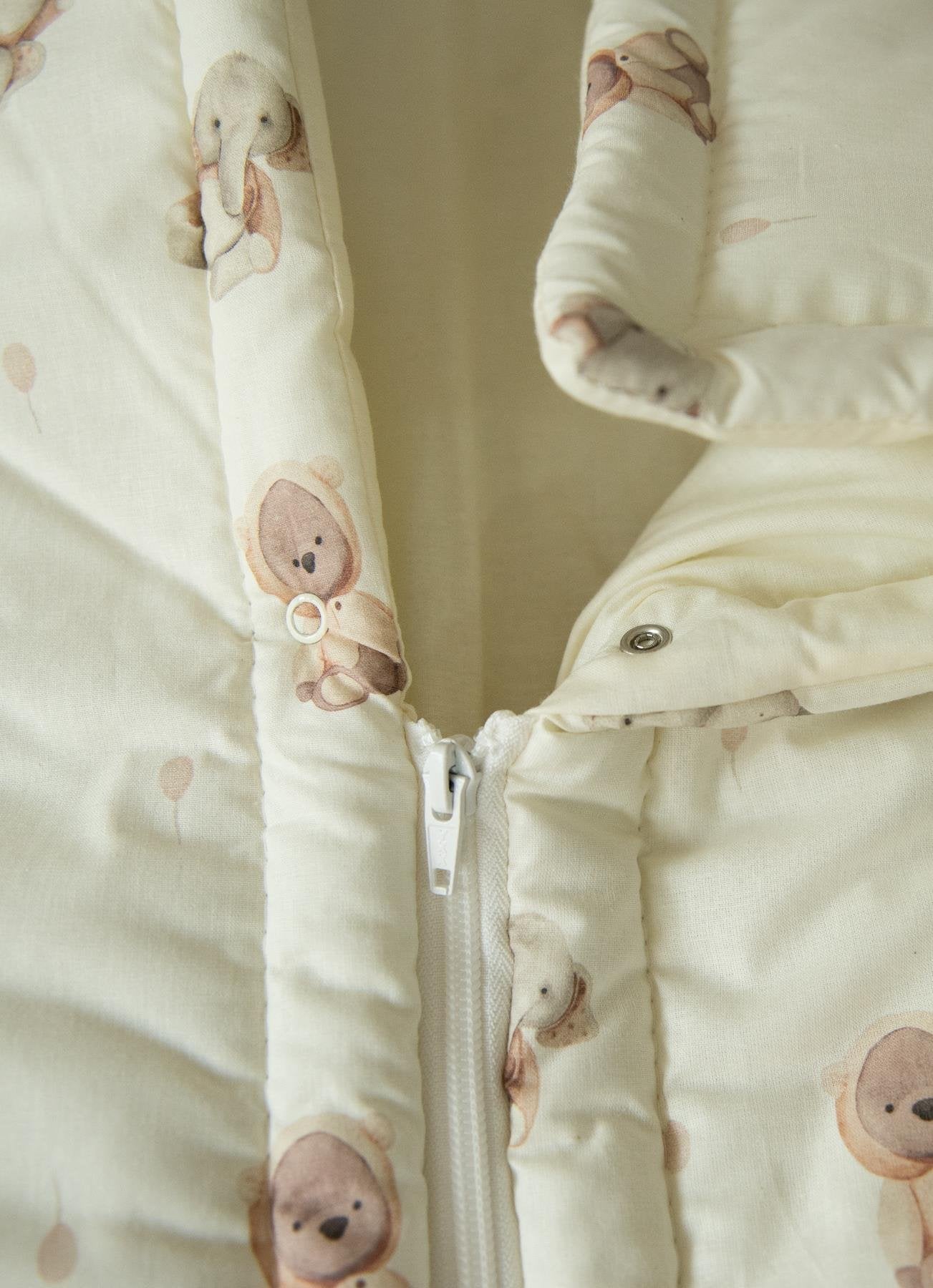 My Bestie Zippered Blanket-88*83 CM - NATURLIG